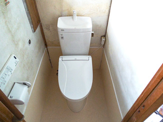 トイレリフォーム 和式から洋式へ、コストを抑えつつ使いやすくしたトイレ